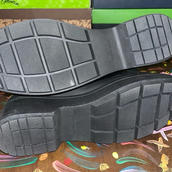 Kate Spade New York Winnie Black Velvet Chelsea Boots MSRP $248 11 Medium New - Picture 7 of 10